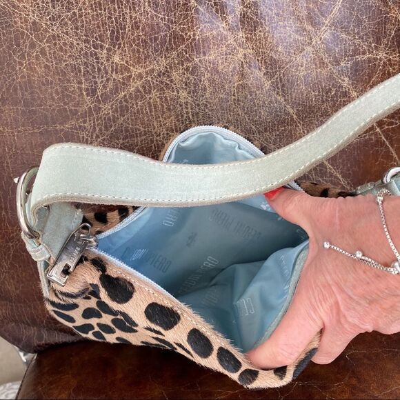 Cecconi Piero leopard print calf hair handbag - Picture 6 of 11